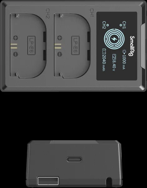 SmallRig 4084 Battery Charger For LP-E6 Batteries