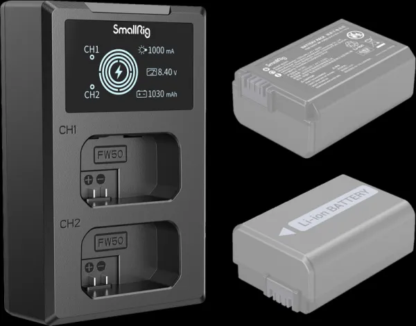 SmallRig 4081 Battery Charger For NP-FW50 Batteries
