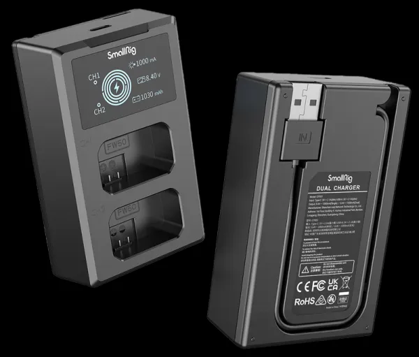 SmallRig 3818 NP-FW50 Battery & Charger Kit