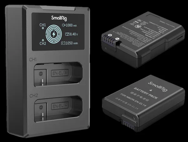 SmallRig 3819 EN-EL14 Battery & Charger Kit