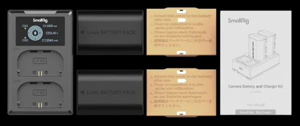 SmallRig 3821 LP-E6NH Battery & Charger Kit