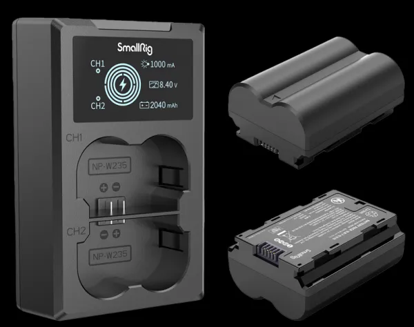 SmallRig 3822 NP-W235 Battery & Charger Kit