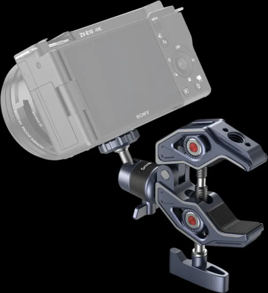 SmallRig 4102 Super Clamp with 360 Ballhead Mount for Action Cameras