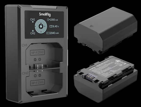 SmallRig 3824 NP-FZ100 Battery & Charger Kit