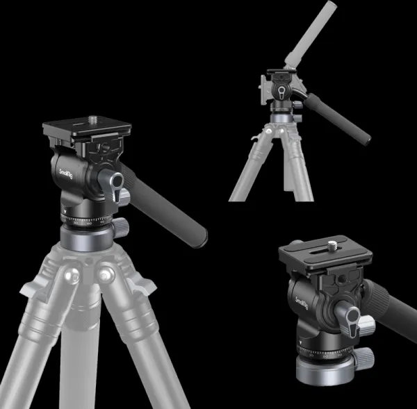 SmallRig 4170 Video Head CH20 with Leveling Base