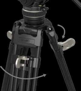 SmallRig 3989 Heavy-Duty Carbon Fiber Video Tripod Kit FreeBlazer