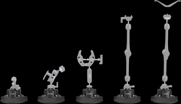 SmallRig 4122 Suction Cup 4" with camera mount