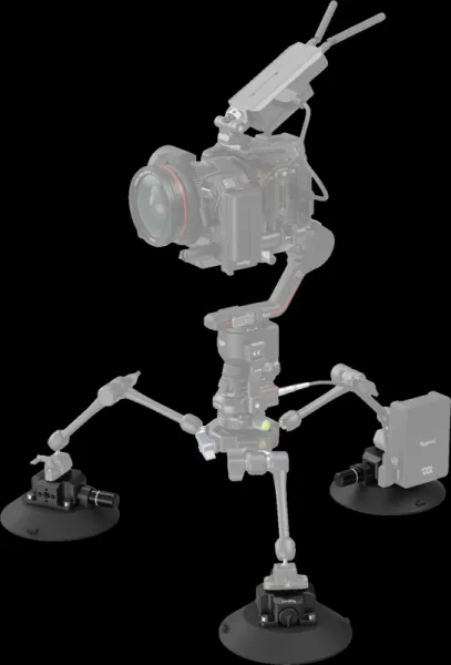 SmallRig 4114 Suction Cup 6" with camera mount