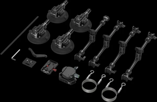 SmallRig 3565 All-in-One 4-Arm Suction Cup Camera Mount Kit for Vehicle Shooting SC-15K