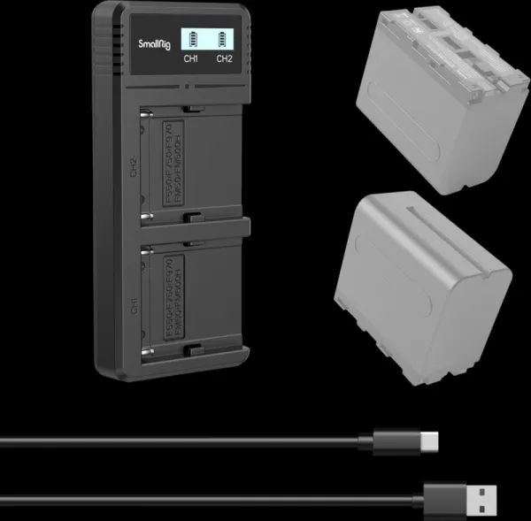 SmallRig 4086 Battery Charger For NP-F970 Batteries