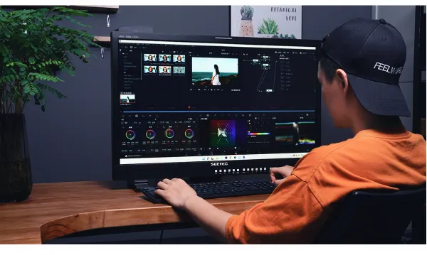 Feelworld SEETEC 12G238F 23,8-palcový 4K 8K vysielací produkčný HDR monitor 21637