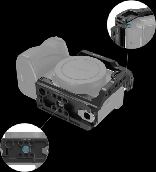 SmallRig 4337 Half Cage pre Sony A6700 / A6600 / A6500 / A6400