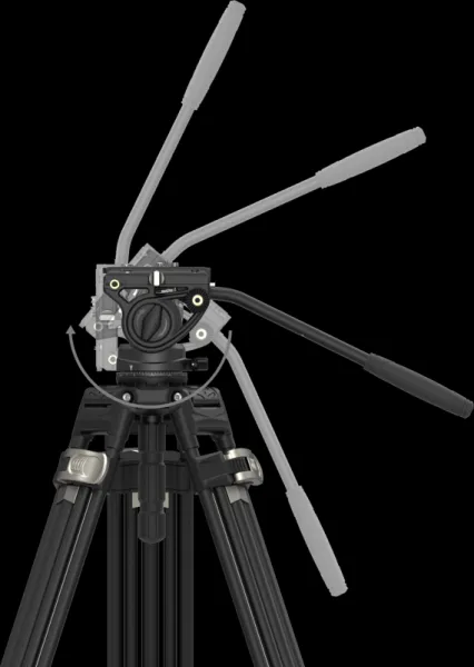 SmallRig 4163 Heavy-Duty Aluminium Video Tripod Kit FreeBlazer AD-80