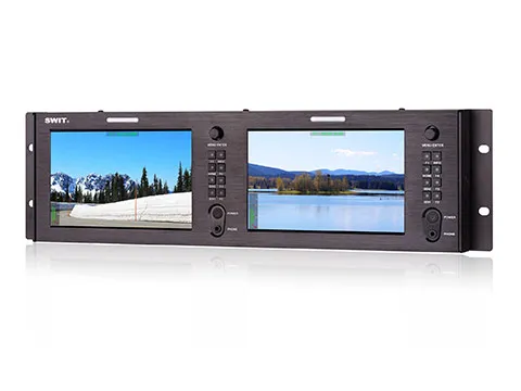 Swit M-1073H 2x7" LCD 19" rackový 3U monitor 14026