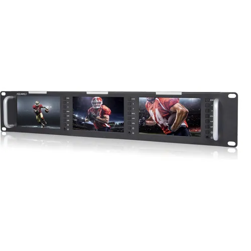 Feelworld T51-H Triple 5" 2 RU HDMI monitor do racku 21631