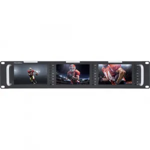 Feelworld T51-H Triple 5" 2 RU HDMI monitor do racku 21631