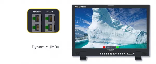 Feelworld SEETEC 12G238F 23,8-palcový 4K 8K vysielací produkčný HDR monitor 21637