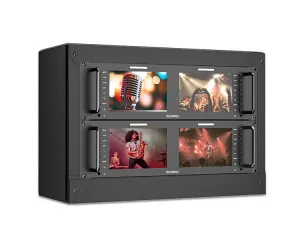 Feelworld D71 PLUS Dual 7" 3RU monitor pre montáž do racku 4K HDMI SDI 23778