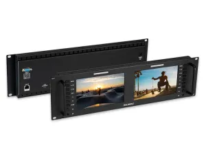 Feelworld D71 PLUS Dual 7" 3RU monitor pre montáž do racku 4K HDMI SDI 23778
