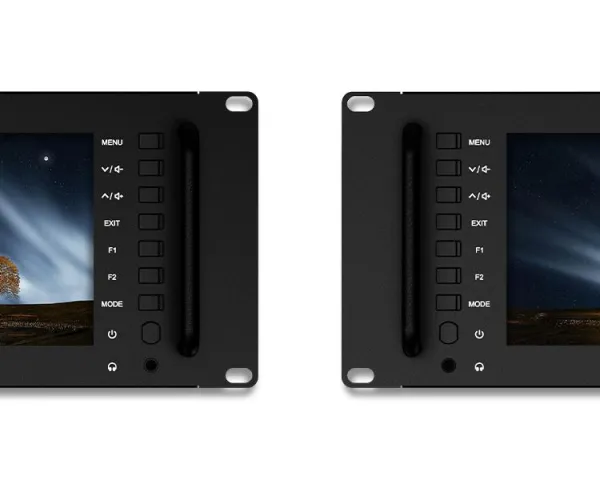 Feelworld D71 PLUS Dual 7" 3RU monitor pre montáž do racku 4K HDMI SDI 23778