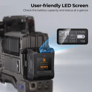 K&F Concept K&F MINI V-Lock 99Wh batéria podporuje 65W PD Fast Charge, 6700mAh, pre... 28252