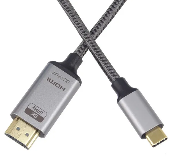 PremiumCord USB-C na HDMI kábel 2m rozlíšený obraz 8K@60Hz 28351