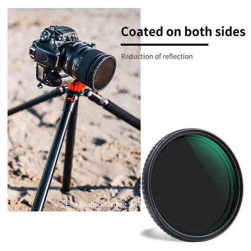 K&F Concept 77 mm Nano-X variabilný/fader ND filter, ND32-ND521, W/O čierny 18619