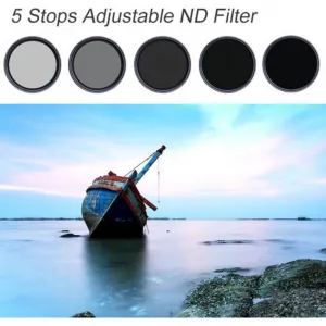 K&F Concept 77 mm XV38 Nano-X Variabilný/Fader ND Filter, ND2~ND32, W/O čierny 18599