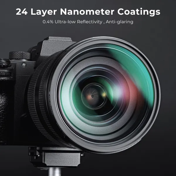 K&F Concept Čierny hmlový filter K&F 72MM série A 1/4, HD, vodotesný, nemecká optika,... 28342