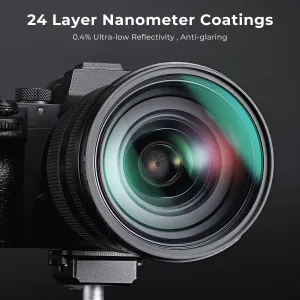 K&F Concept Čierny hmlový filter K&F 72MM série A 1/4, HD, vodotesný, nemecká optika,... 28342