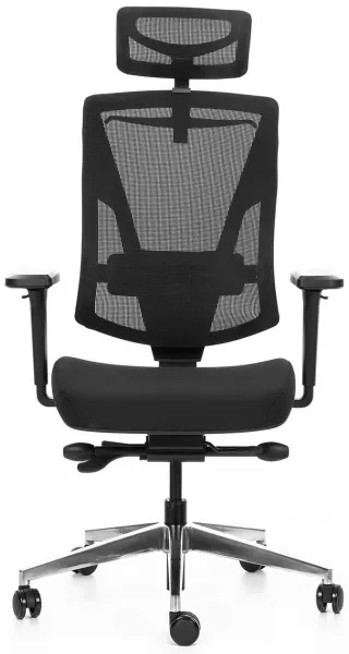 MERCURY Ergonomická kancelárska stolička OAMA PLUS, čierna, pre vysoké postavy