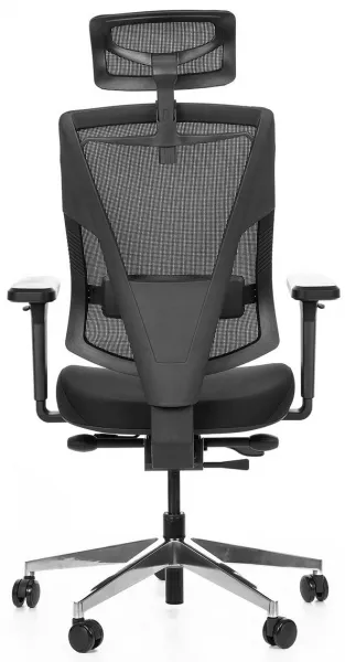 MERCURY Ergonomická kancelárska stolička OAMA PLUS, čierna, pre vysoké postavy