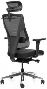 MERCURY Ergonomická kancelárska stolička OAMA PLUS, čierna, pre vysoké postavy