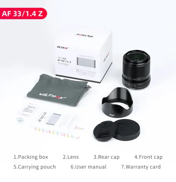 Viltrox 33 mm f/1,4 AF APS-C pre Nikon Z (bajonet Z) 17238