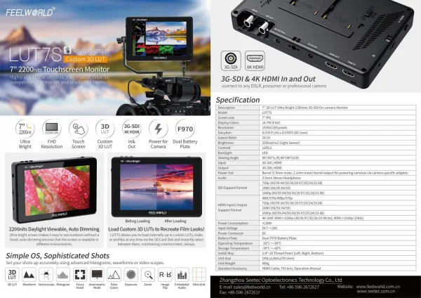 Feelworld LUT7S 14721