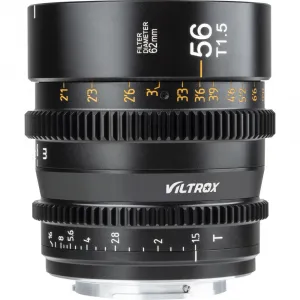 Viltrox 56 mm filmový objektív T1,5 (Sony E-Mount) 19362