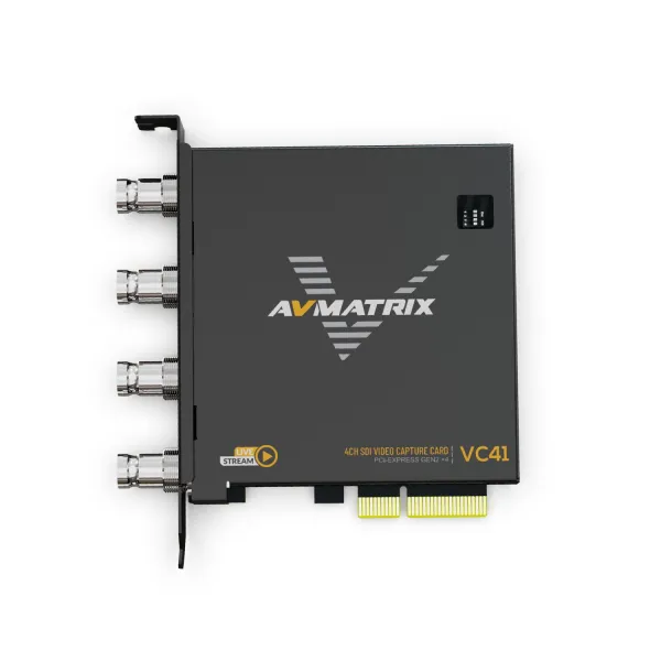 AVMATRIX VC41 1080p 3G-SDI PCIe 4-kanálová snímacia karta 21933