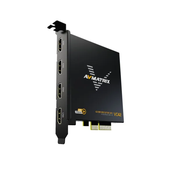 AVMATRIX VC42 1080p HDMI PCIe 4-kanálová snímacia karta 21932