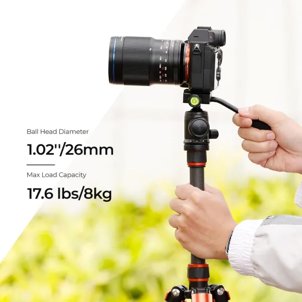 K&F Concept 26 mm kovová statívová guľová hlava s panoramatickou otočnou rukoväťou o... 22871