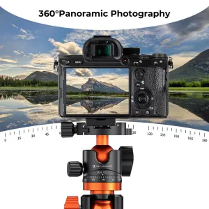 K&F Concept 32 mm kovová statívová guľová hlava otočná panoramatická o 360 stupňov s... 22874