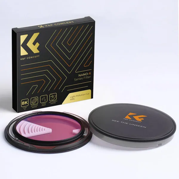 K&F Concept K&F 77MM XK44 prírodný nočný filter, HD, vodeodolný, odolný proti... 28549