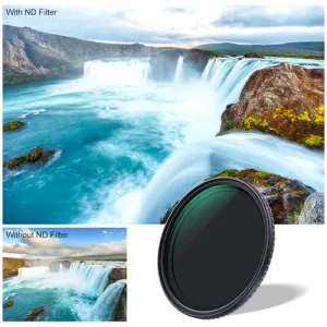 K&F Concept K&F 43MM Nano-X Variabilný/Fader ND Filter, ND2~ND32, W/O Black Cross s 3ks... 28607