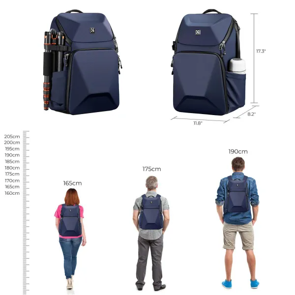 K&F Concept Batoh K&F Alpha 25L Benzo modrý 28630