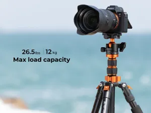K&F Concept 198 cm hliníkový statív pre fotoaparáty, 3-dielny cestovný statív s... 23782