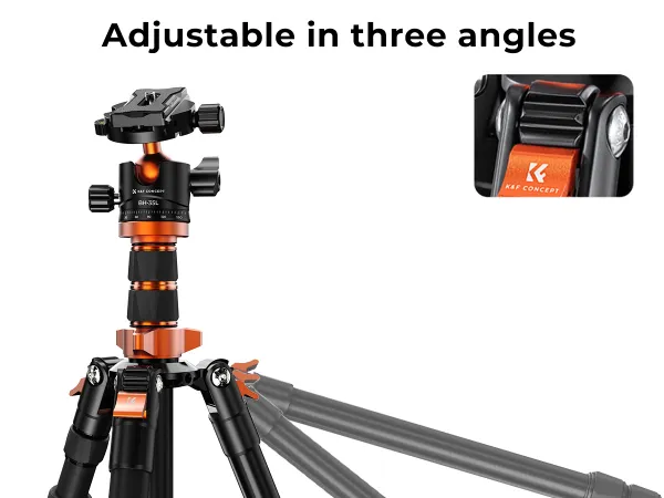 K&F Concept 198 cm hliníkový statív pre fotoaparáty, 3-dielny cestovný statív s... 23782