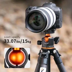 K&F Concept Cestovný statív K&F 1,7 m z uhlíkových vlákien Max. výška, ľahký statív,... 23766