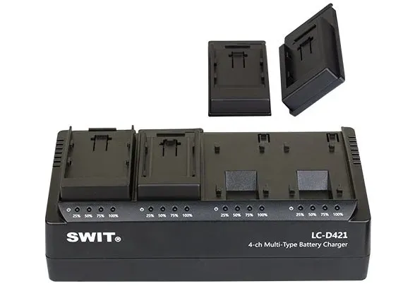 Swit SÚPRAVA LC-D421C | 4-CH DV nabíjačka so 4 doštičkami Canon BP Style 27174