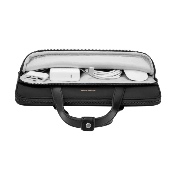 tomtoc Shoulder Bag - 14 "a 13" MacBook Pro / Air, čierna TOM-H22C1D1