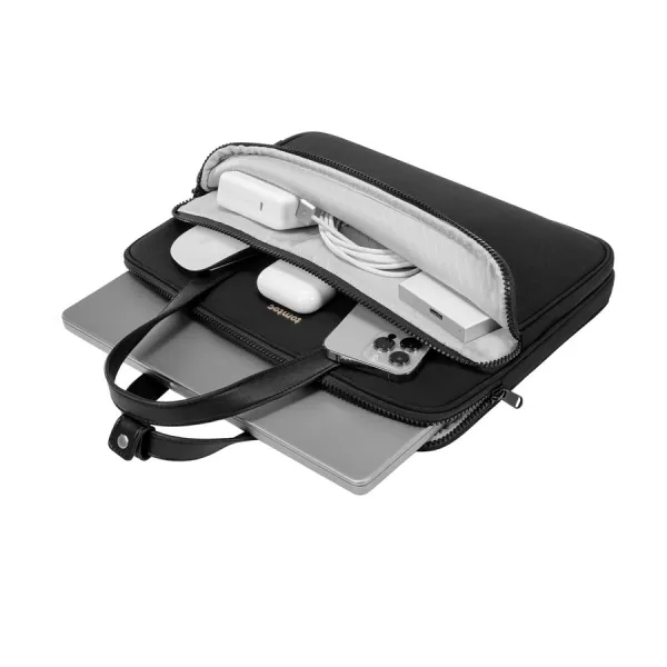 tomtoc Shoulder Bag - 14 "a 13" MacBook Pro / Air, čierna TOM-H22C1D1