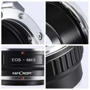 K&F Concept Objektívy K&F Canon EF na adaptér na upevnenie objektívu M43 MFT 22910